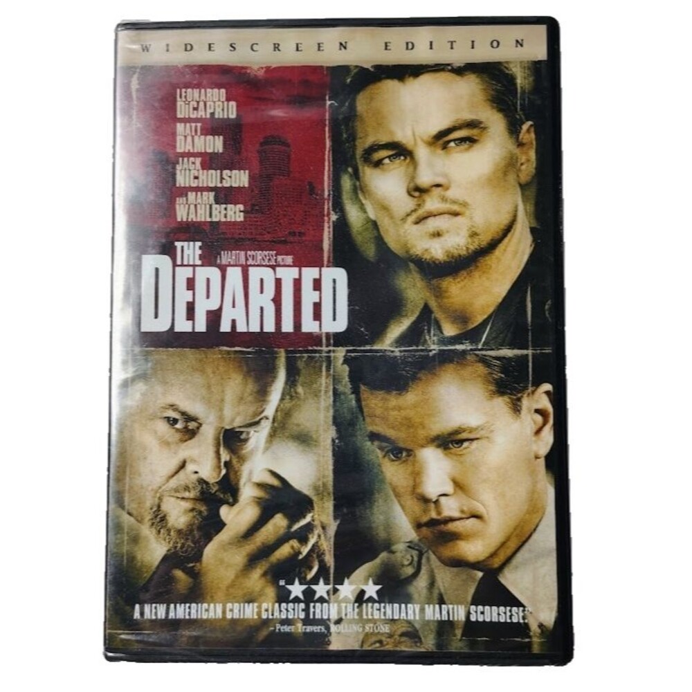 The Departed DVD Movie 2007 NEW Widescreen Leonardo DiCaprio Jack Nicholson